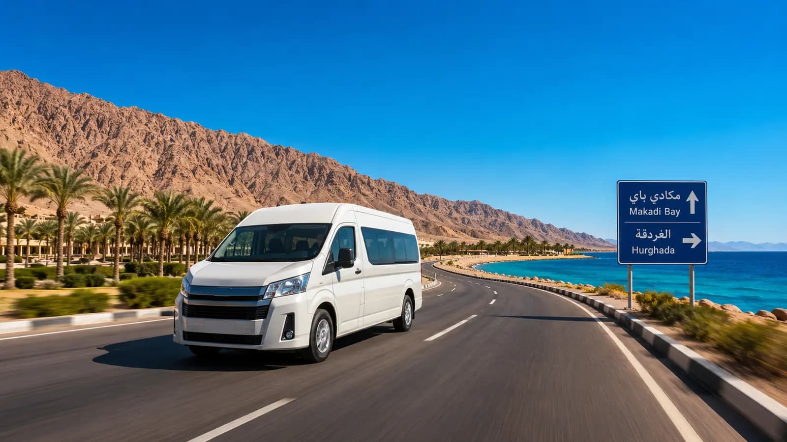 Transfer vom Flughafen Hurghada nach Makadi Bay