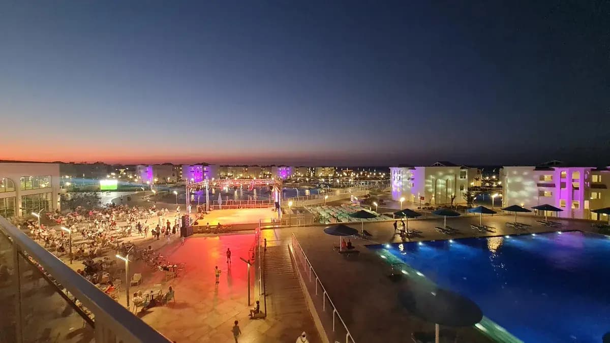 Balkon und Aussicht im Albatros Makadi Resort 1