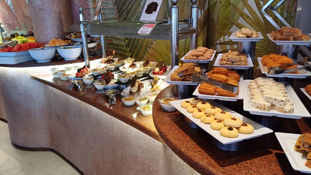 Restaurant und Buffet im Cleopatra Luxury Beach Resort Makadi Bay 1